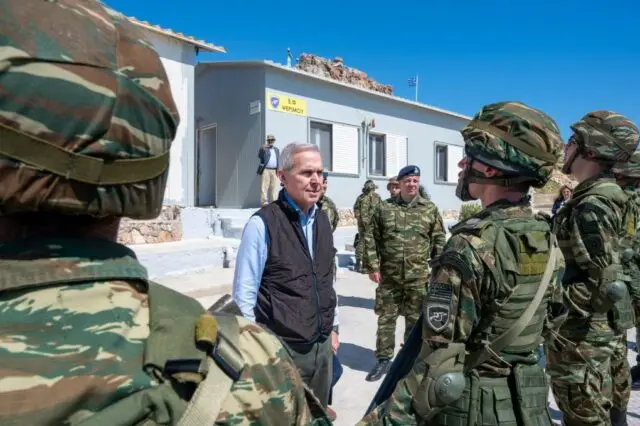 Περιοδεία ΥΦΕΘΑ Θανάση Δαβάκη σε Μονάδες και Επιτηρητικά Φυλάκια της Δωδεκανήσου