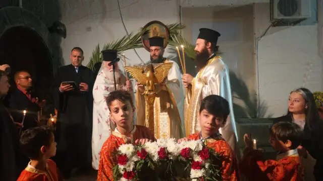 Αγία Μαρίνα Λέρου: Το χαρμόσυνο μήνυμα της Ανάστασης