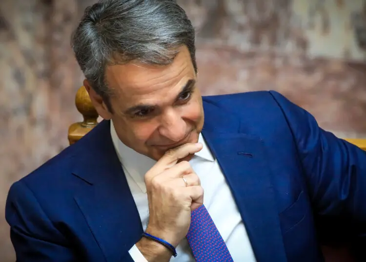 Ο Πρωθυπουργός Κυριάκος Μητσοτάκης / ΓΙΩΡΓΟΣ ΚΟΝΤΑΡΙΝΗΣ/EUROKINISSI