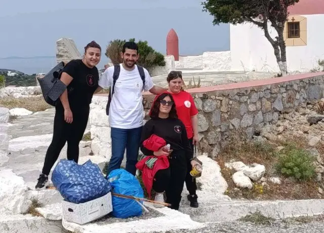 Λέρος: Εθελοντική δράση καθαρισμού στον Προφήτη Ηλία από την Επιτροπή Νέων Εθελοντών Αιμοδοτών