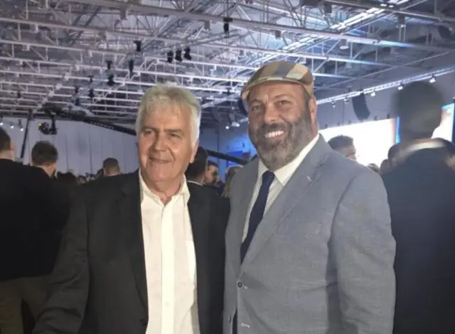 Συνάντηση του Δημάρχου Λέρου με τον Δήμαρχο Περάματος Γιάννη Λαγουδάκο