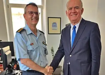 Συνάντηση με τον Υφυπουργό Προστασίας του Πολίτη πραγματοποίησε ο Πρόεδρος της Ένωσης Αξιωματικών Αστυνομίας Νοτίου Αιγαίου