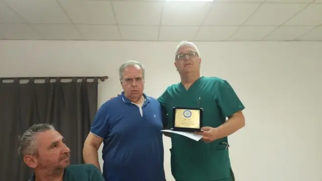 Βράβευση ιατρών του Νοσοκομείου Λέρου για τη συμβολή τους στη διάσωση του Ali Sabancı