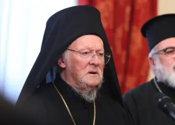 Ευχές του Οικουμενικού Πατριάρχη Βαρθολομαίου στον Μητροπολίτη Λέρου Παΐσιο για τα ονομαστήριά του