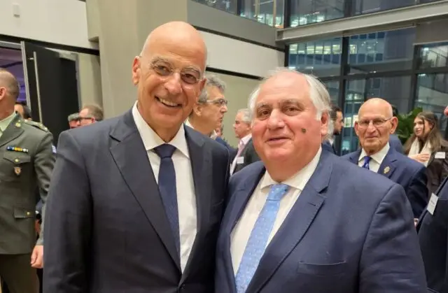 Συνάντηση του Γιώργου Παυλή με τον Νίκο Δένδια στην Αυστραλία