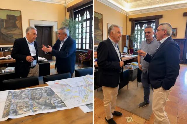 Συνάντηση του Βασίλη Α. Υψηλάντη με τον Περιφερειάρχη Νοτίου Αιγαίου και Πρόεδρο της ΕΝΠΕ Γιώργο Χατζημάρκο