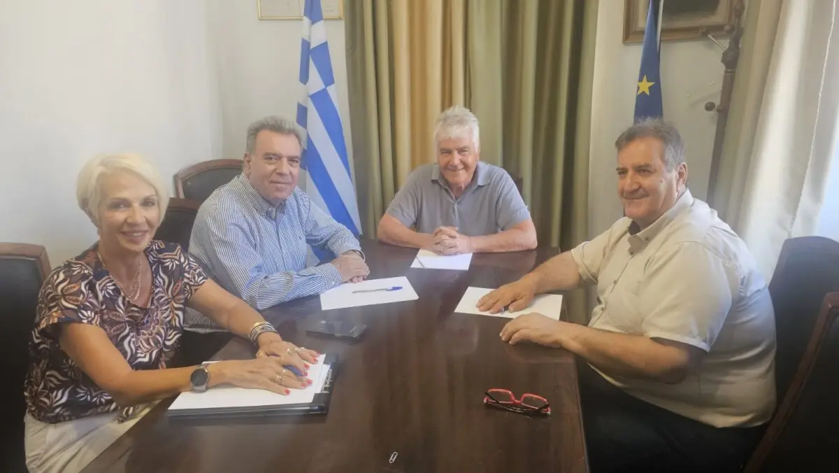 Λέρος: Συνάντηση του Βουλευτή Μάνου Κόνσολα με τον Δήμαρχο Τιμόθεο Κωττάκη