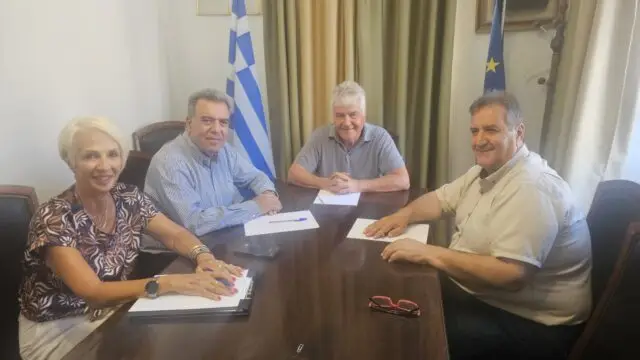 Λέρος: Συνάντηση του Βουλευτή Μάνου Κόνσολα με τον Δήμαρχο Τιμόθεο Κωττάκη