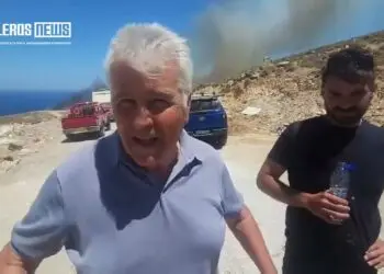 Δήμαρχος Λέρου για πυρκαγιά: “Δεν υπάρχει φόβος επέκτασης σε οικισμό – Άψογος ο συντονισμός των υπηρεσιών”
