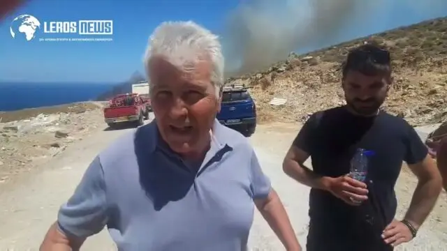 Δήμαρχος Λέρου για πυρκαγιά: &#8220;Δεν υπάρχει φόβος επέκτασης σε οικισμό &#8211; Άψογος ο συντονισμός των υπηρεσιών&#8221;