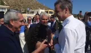 Στη Λέρο ο Πρωθυπουργός Κυριάκος Μητσοτάκης – Επισκέψεις σε έργα και στο Νοσοκομείο