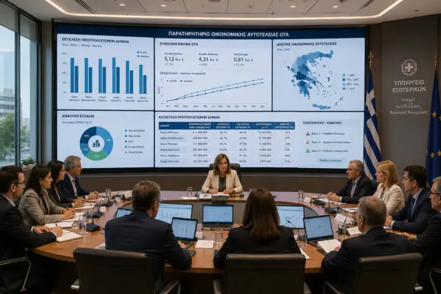 Συγκροτήθηκε το νέο Παρατηρητήριο Οικονομικής Αυτοτέλειας των ΟΤΑ – Ποιοι συμμετέχουν και ποιες αρμοδιότητες αναλαμβάνει