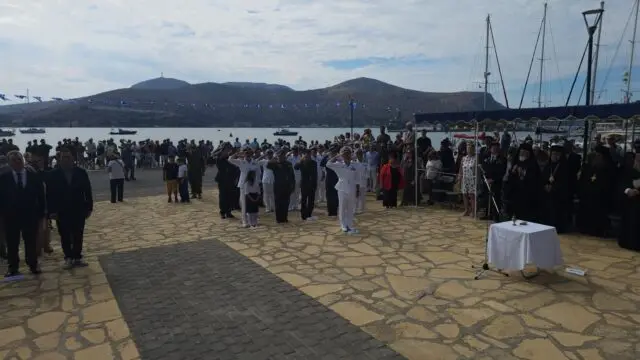 Λέρος: 83 χρόνια από τη βύθιση του «Βασίλισσα Όλγα» – Τίμησαν τους πεσόντες στο Λακκί