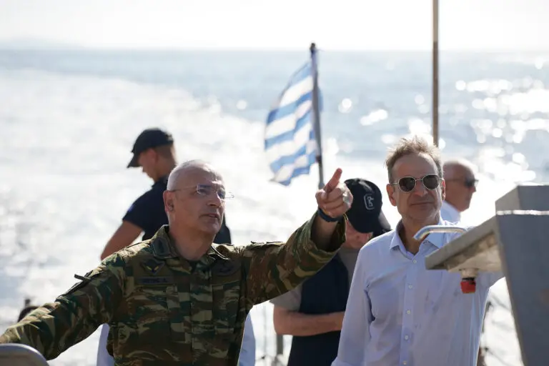 Μητσοτάκης από Καστελλόριζο: «Δεν απειλούμε κανέναν, αλλά δεν δεχόμαστε απειλές ή υποδείξεις από κανέναν»