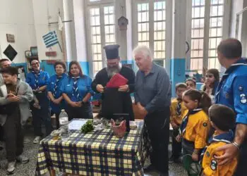 Στον αγιασμό των Ναυτοπροσκόπων ο Δήμαρχος Λέρου